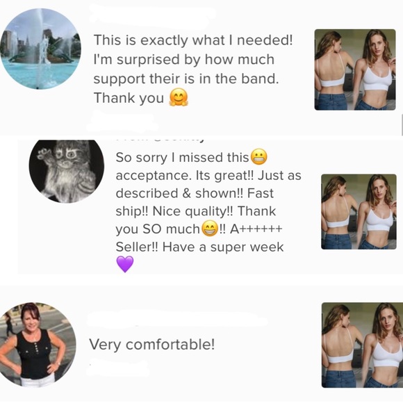 New XS/S Amazing Fit Seamless Bralette - Picture 2 of 8